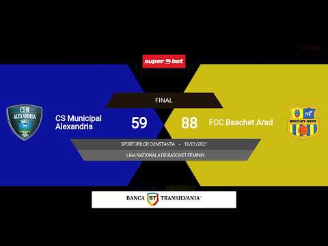 LNBF 2020-2021: CSM Alexandria - FCC Baschet Arad