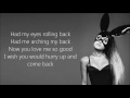 Ariana Grande Thinking Bout You Lyrics Audio