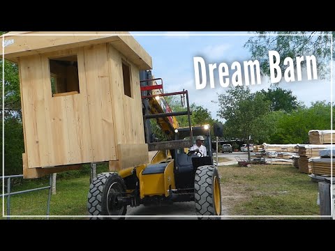 IT WAS DELIVERED! Our Post & Beam Barn Kit Build Adventure!