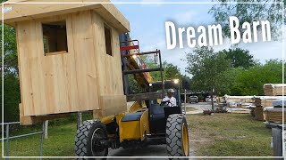 IT WAS DELIVERED! Our Post & Beam Barn Kit Build Adventure!