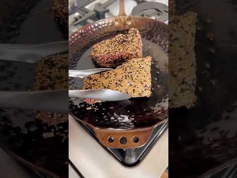 Gordon Ramsay Inspired Seared Sesame Ahi Tuna II Kalejunkie