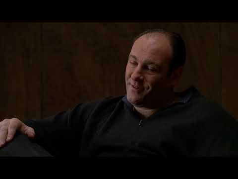 The Sopranos Tony gets the Xmas List from Carmela scene
