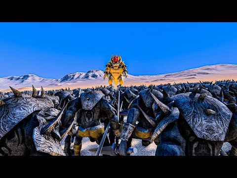 GIGA BOWSER vs 2.000 TROLL WARRIORS - Ultimate Epic Battle Simulator UEBS