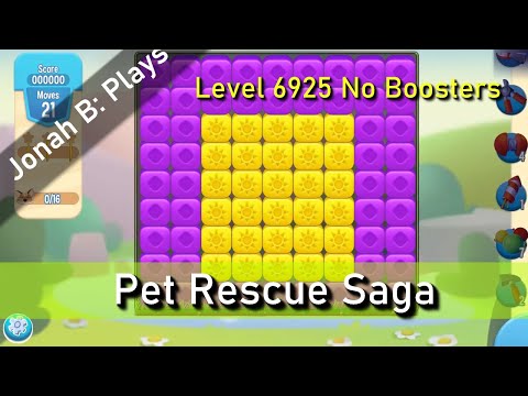 Pet Rescue Saga Level 6925 No Boosters