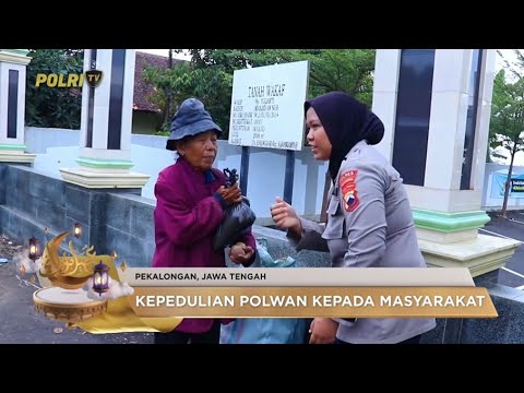 PARA SRIKANDI POLRES PEKALONGAN BAGIKAN SEMBAKO KEPADA WARGA KURANG MAMPUPARA SRIKANDI POLRES PEKALONGAN BAGIKAN SEMBAKO KEPADA WARGA KURANG MAMPU