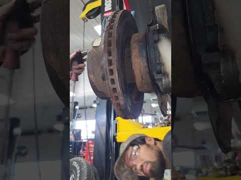 2020 Ram 2500 rear rotor removal tip