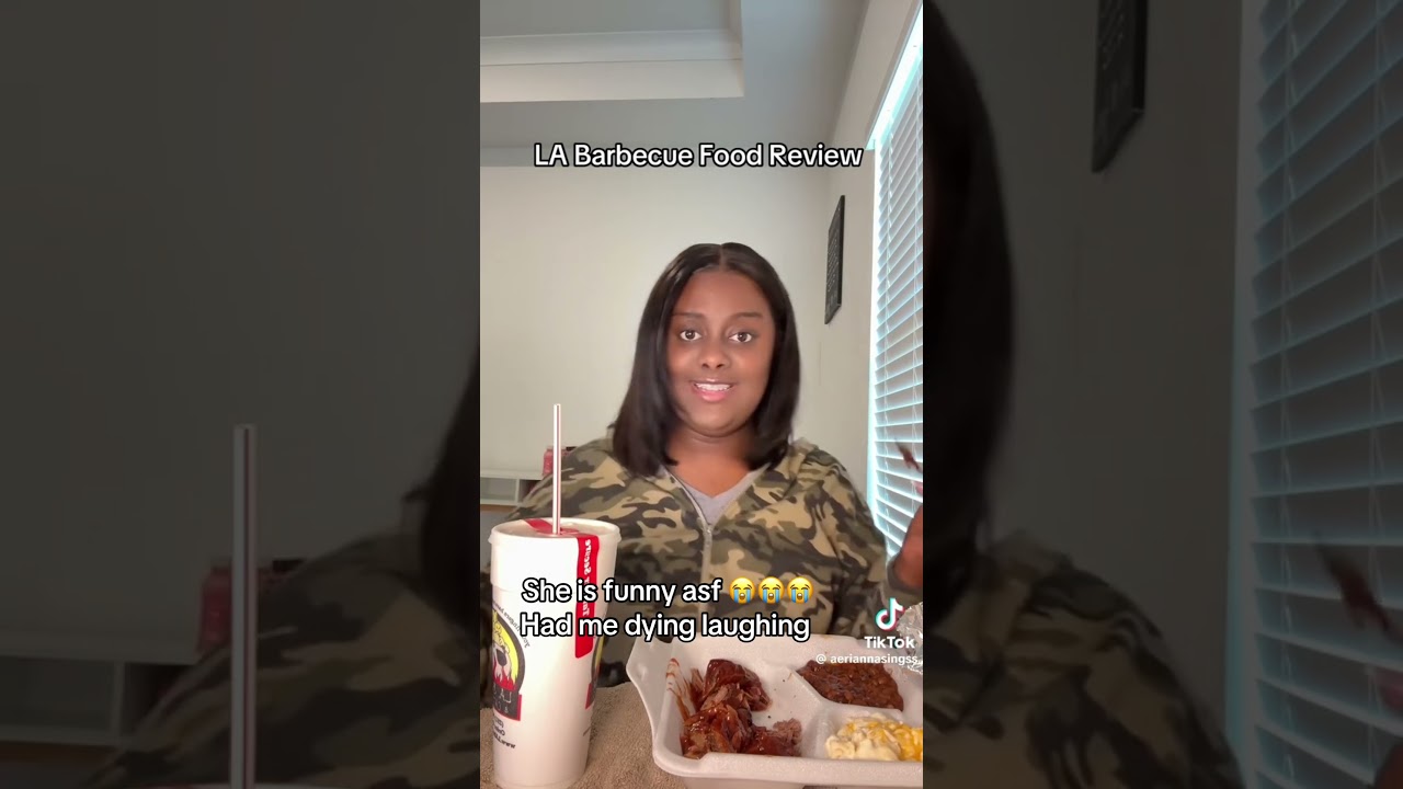 Funny food review 😭 #funny #entertainment #aeriannahubbard