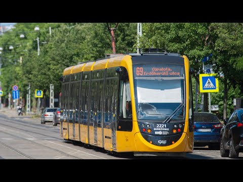 2025.06.25. 69 es villamos Mexikói út M Újpalota erdőkerülő utca