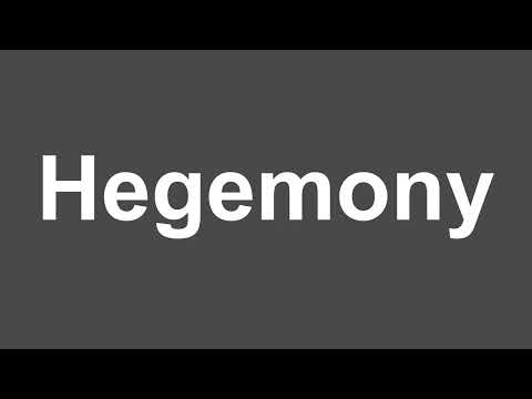How to Pronounce Hegemony | Hegemony Pronunciation | How to Say Hegemony