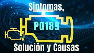 Interpretación dtc p0189