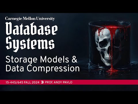 #05 - Row vs. Column Storage + Compression ✸ StarTree Database Talk (CMU Intro to Database Systems)
