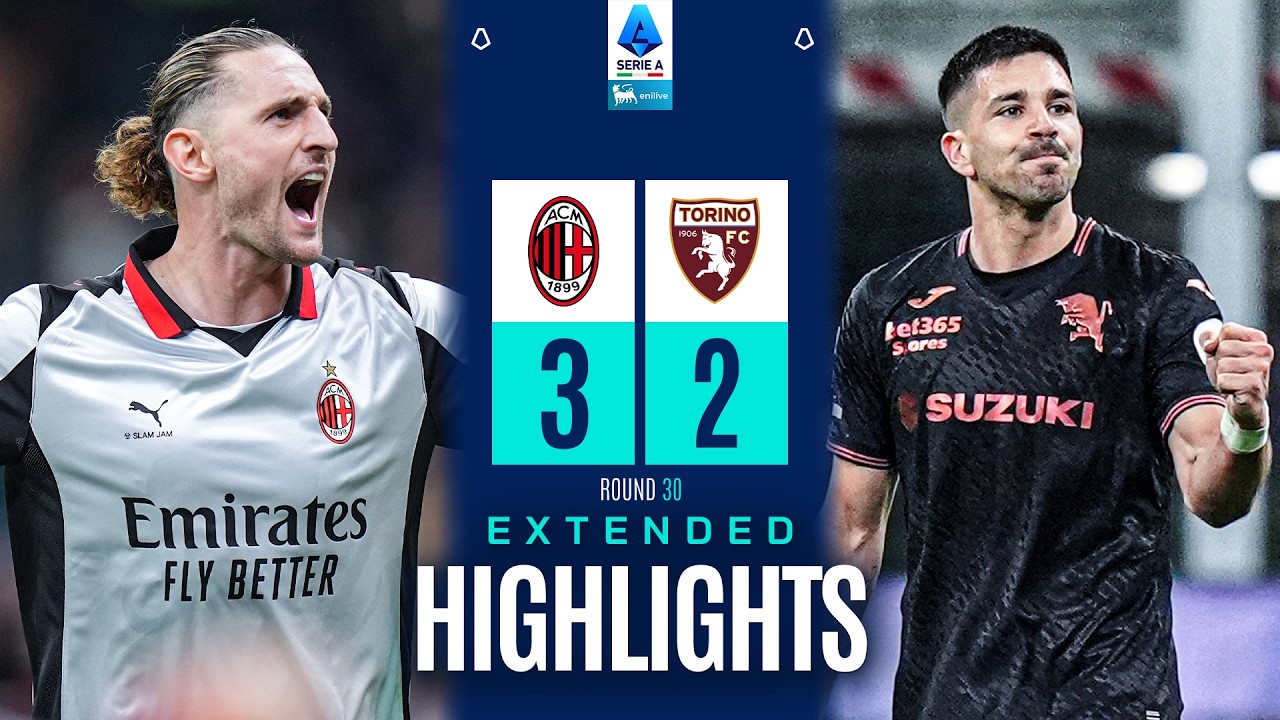 MAXI SINTESI MILAN-TORINO 3-2 | EXTENDED HIGHLIGHTS | SERIE A ENILIVE 2025/26