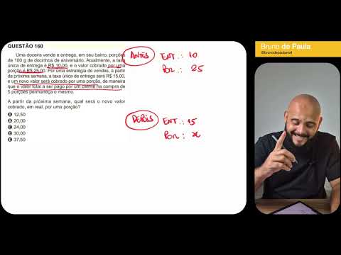 Questão 160 - Caderno Amarelo | MATEMÁTICA ENEM 2024