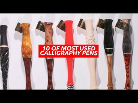 10 of most used calligraphy pens