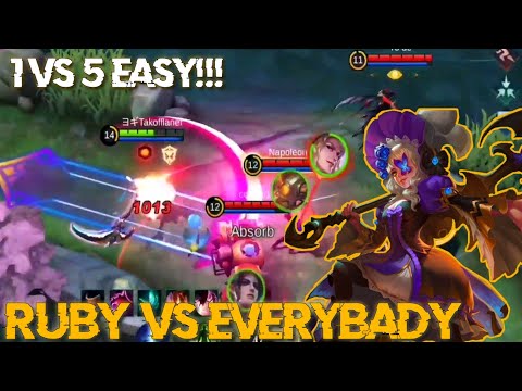 Danger! Ruby Is Monster Lifesteal 1 Vs 5 Is Easy~ Ruby Takofflaner