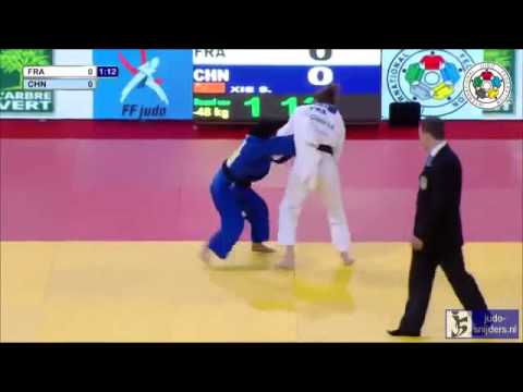 Judo 2014 Grand Slam Paris: Clement (FRA) - Xie (CHN) [-48kg]