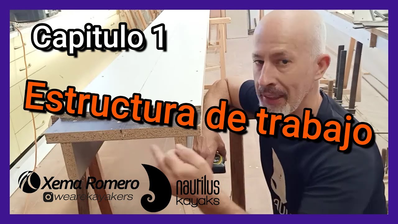 Capitulo 1. Estructura de trabajo Attuannik. #woodenkayak #buildingkayak