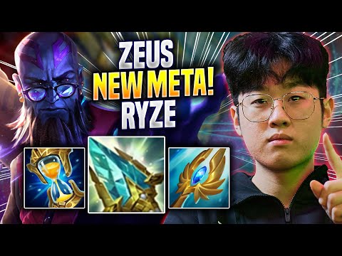 ZEUS CRAZY NEW META RYZE TOP! - T1 Zeus Plays Ryze TOP vs Vladimir! | Season 2023