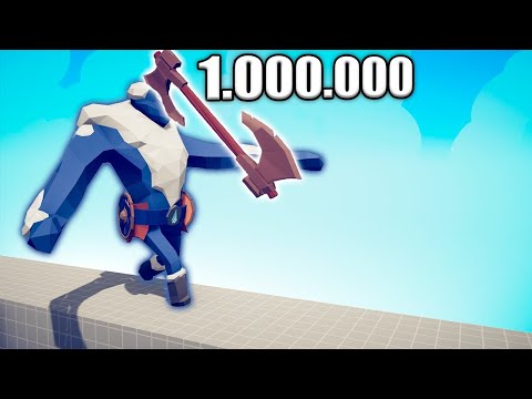 1.000.000 DAMAGE AXE THROWER vs UNITS - TABS | Totally Accurate Battle Simulator 2024