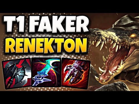 T1 Faker Renekton vs Kassadin [ MID ] Patch 14.20 Ranked EUW ✅