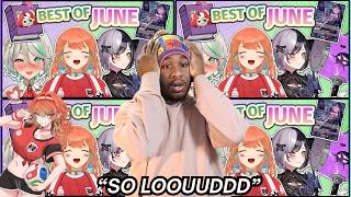 DEADBEAT Vtuber Expert Reacts to “Best of Holo En June” [HEADPHONE WARNING]