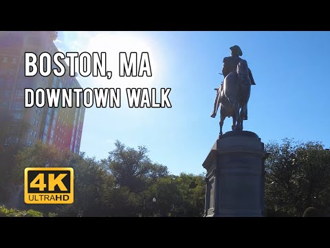 Walking Tour - Boston, MA; Beacon Hill, Boston Common, Newbury St, Back Bay 2021