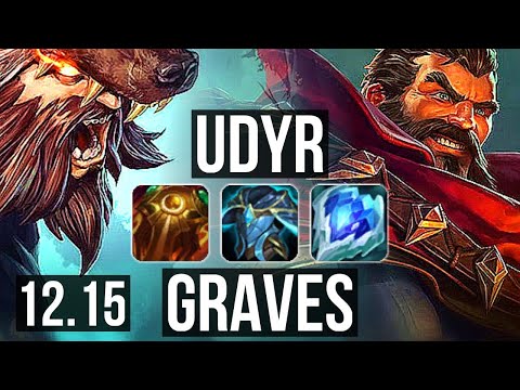 UDYR vs GRAVES (JNG) | 8/0/6, Legendary, 500+ games | EUW Master | 12.15