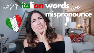 don't mispronounce these Italian words...