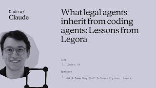 What legal agents inherit from coding agents: Lessons from Legora