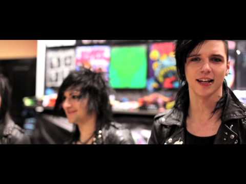 Black Veil Brides in store signing at Pulp Manchester 04/02/13