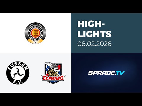 08.02.2026 - Highlights - EV Füssen vs. EC Peiting