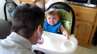 Daddy and Logan No Spittin