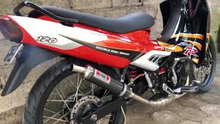 Download lagu KNALPOT SATRIA LUMBA DHANZ RACING RL 1 KOLONG TENGAH SILINCER KARBON MODEL AITECH FULL STAINLESS mp3