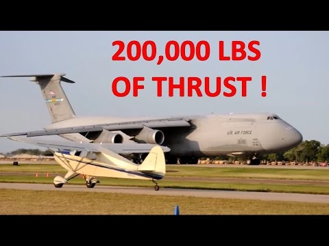 GALAXY C5 INCREDIBLE FULL POWER SHORT TAKE OFF !!