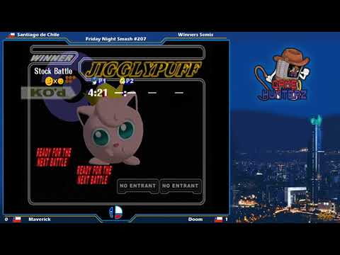 FNS #207 SSBM - Maverick (Marth) vs Doom (Jigglypuff) - Winners Semis