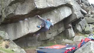 Video thumbnail of Blind Drunk, 8a. Peak District