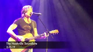 Keith Urban Brand New Music We Were February 2019