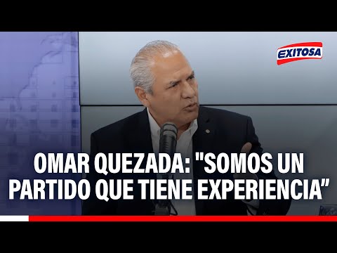 🔴🔵 Omar Quezada: "We are a party with experience, and the public has seen all the projects."