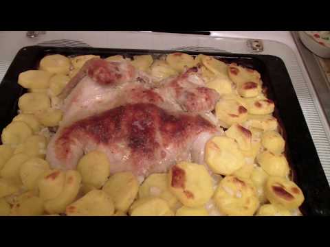 Как быстро приготовить Курицу с картофелем и чесноком ?