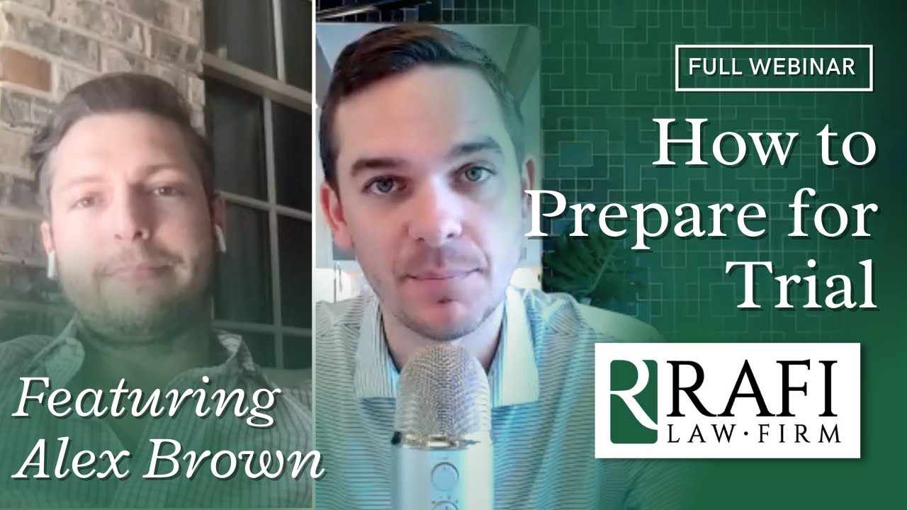 How to Prepare for Trial - Full Webinar (feat. Alex Brown)