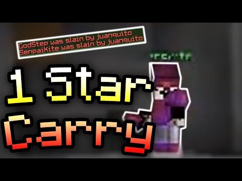 1☆ Carries the Team/Gets First Win + Kill Record - Hypixel UHC