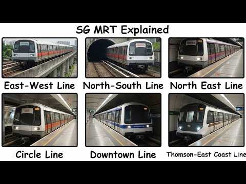 Every MRT Line in Singapore Explained