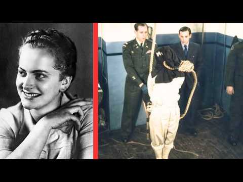 The Dark Reason Irma Grese Was Executed - The 'Beauty' Beast of Belsen