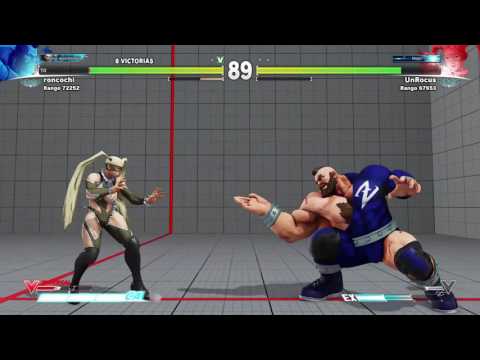 T99H_RONKOCHI (ZANGIEF) VS  UNROCUS (R.MIKA) STREET FIGHTER V