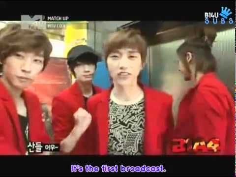 [Eng Sub] 110720 MTV Match Up Ep 5 B1A4 Cuts