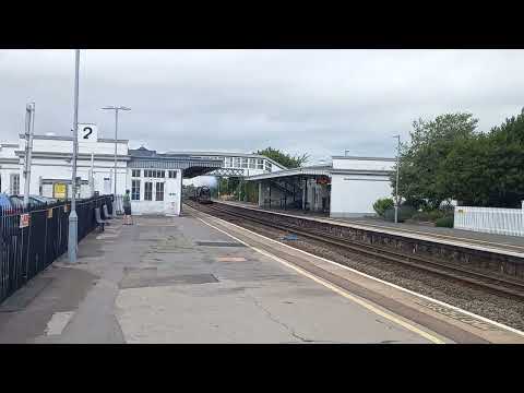 6233 dutchess of Sutherland passing Bridgwater with 47772 Carnforth mpd on the 31st July 2022