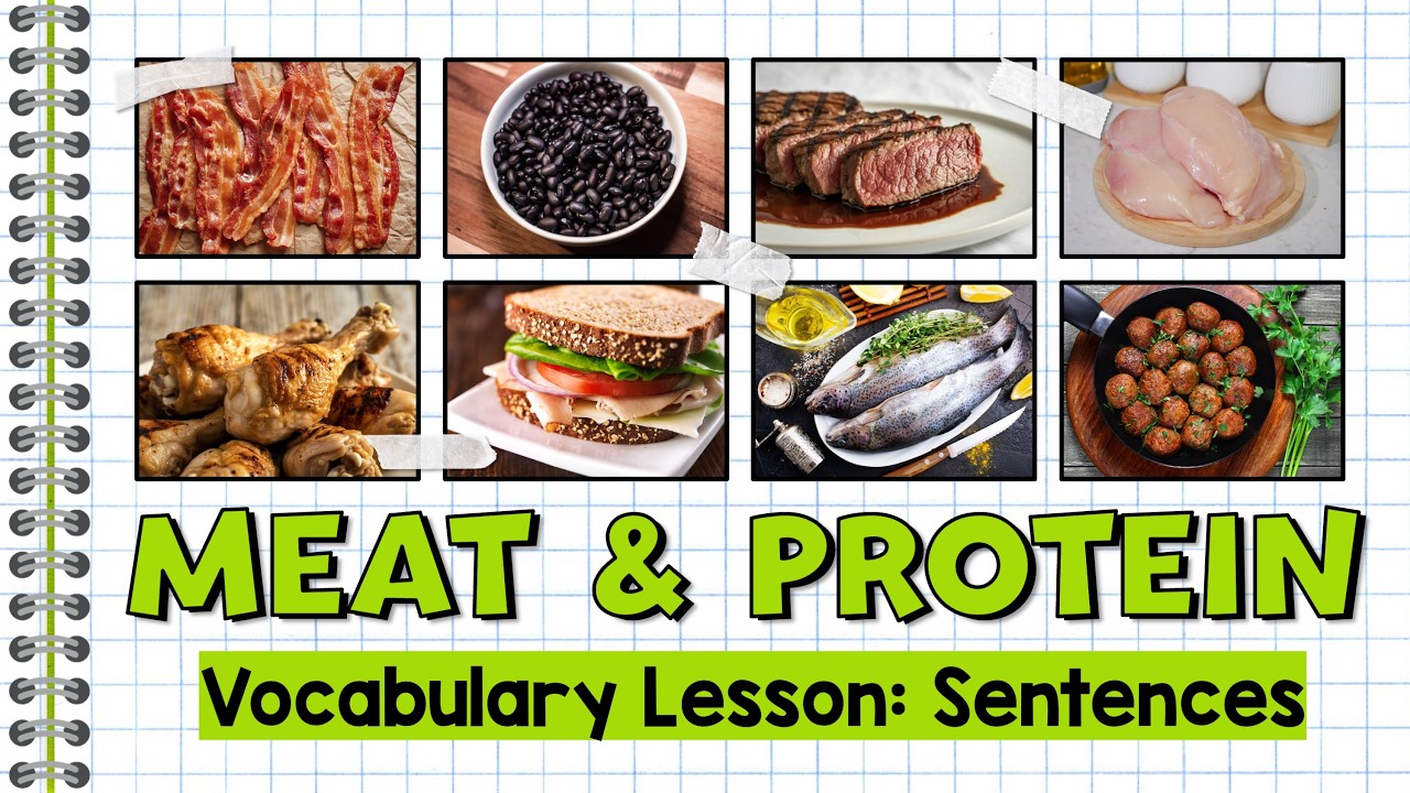 Vocabulario en Inglés: Carne y Proteina - Parte 2 | Meat and Protein | Food Vocabulary