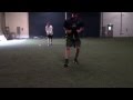 Wes Farnsworth Long Snapping practice 2013