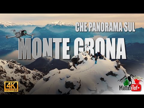 CHE PANORAMA sul MONTE GRONA 1.736M