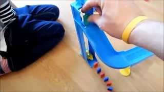 Old 80's Toys - Family Domino Rally Playtime